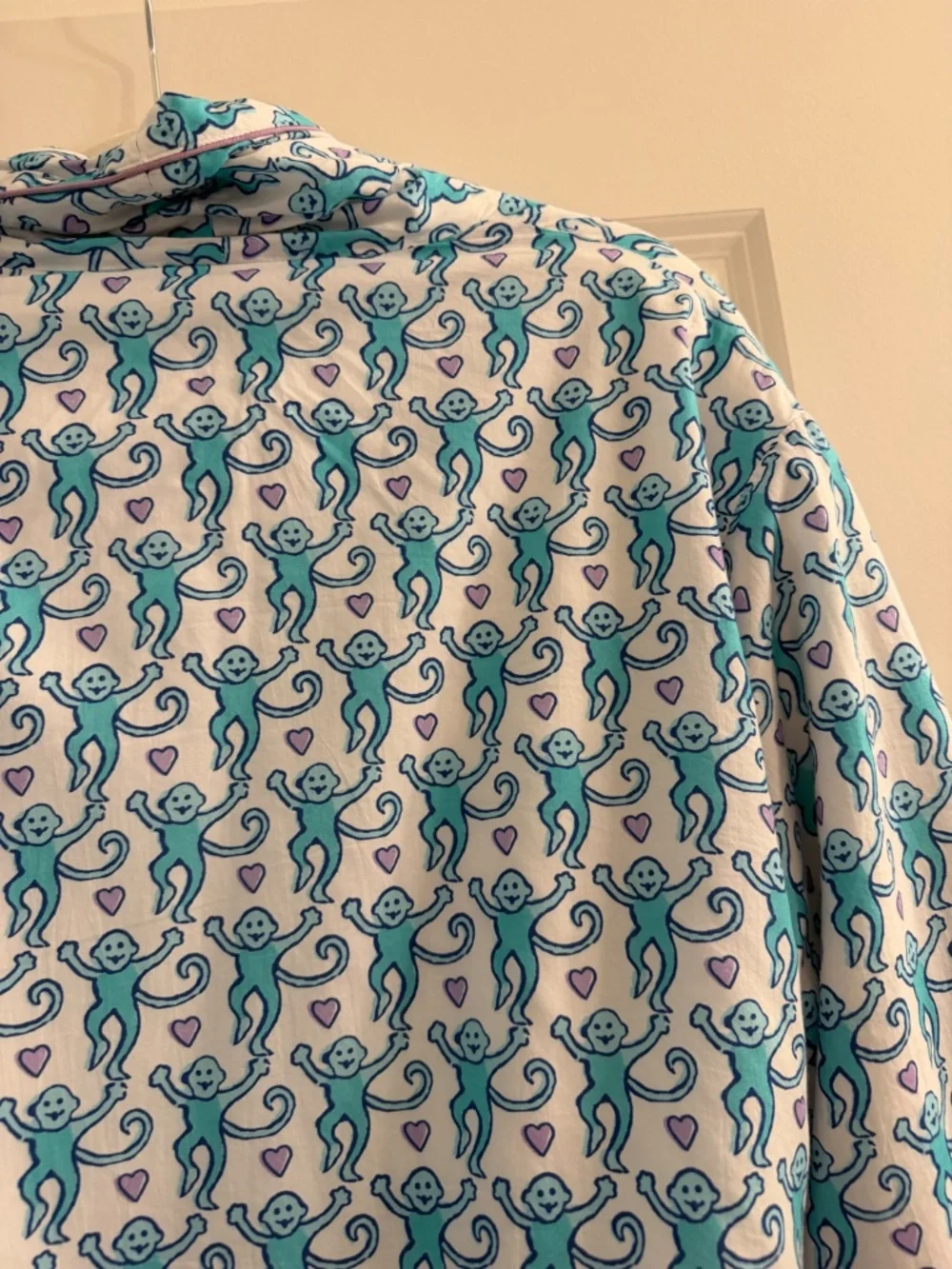 Roller Rabbit Lovely Monkey Cosmo Robe - Picture 12 of 12